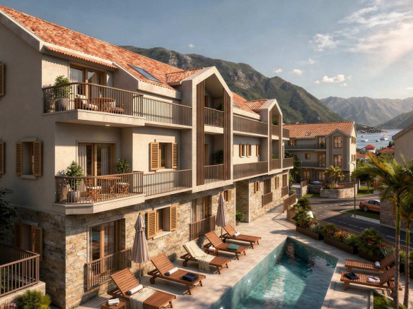 off-plan apartments for sale Risan Montenegro